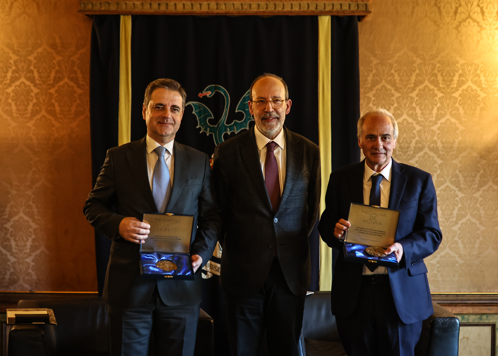 Thumbnail da galeria Medalha de Honra da UMinho: Domingos Bragança e Ricardo Rio